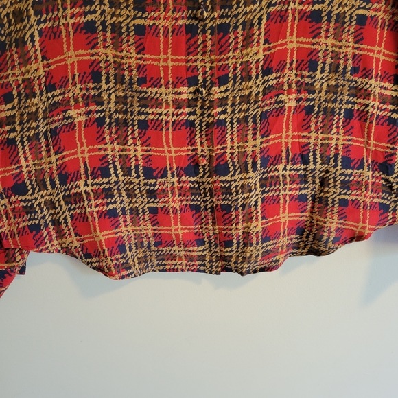 Vintage 100% Silk Blouse Size Large - Picture 6 of 12